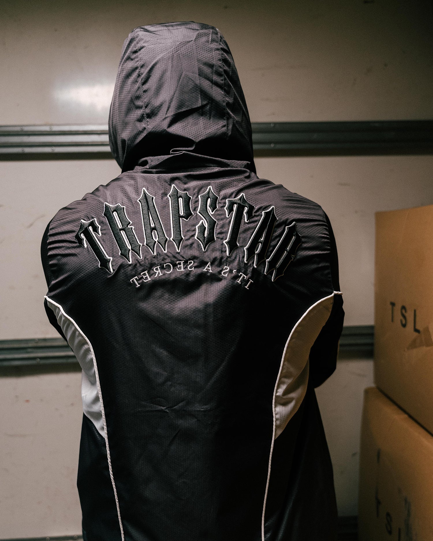 PRE ORDER Silicone Badge Windbreaker - Black - Image 3